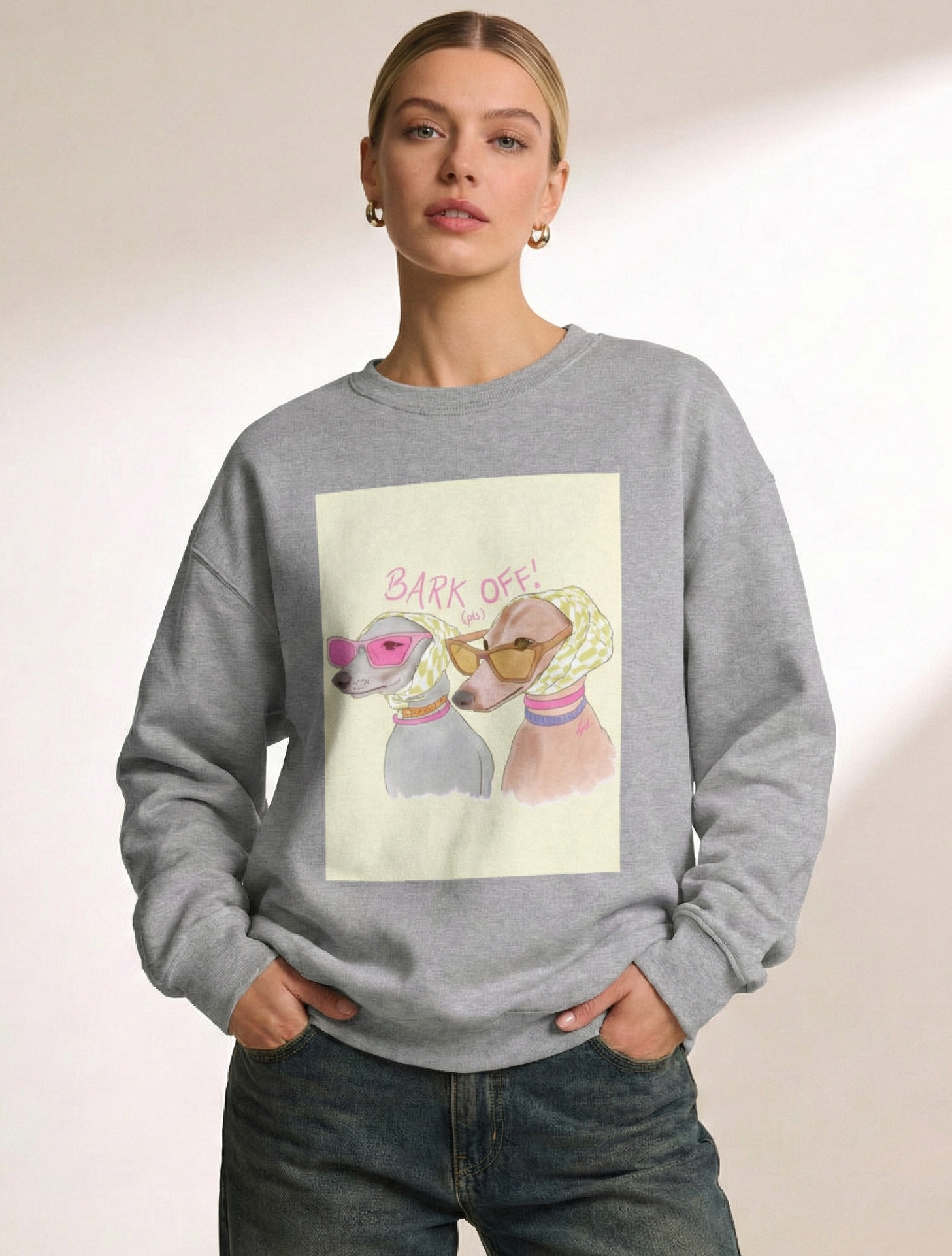 Bark Off Sweatshirt - Heat Mess