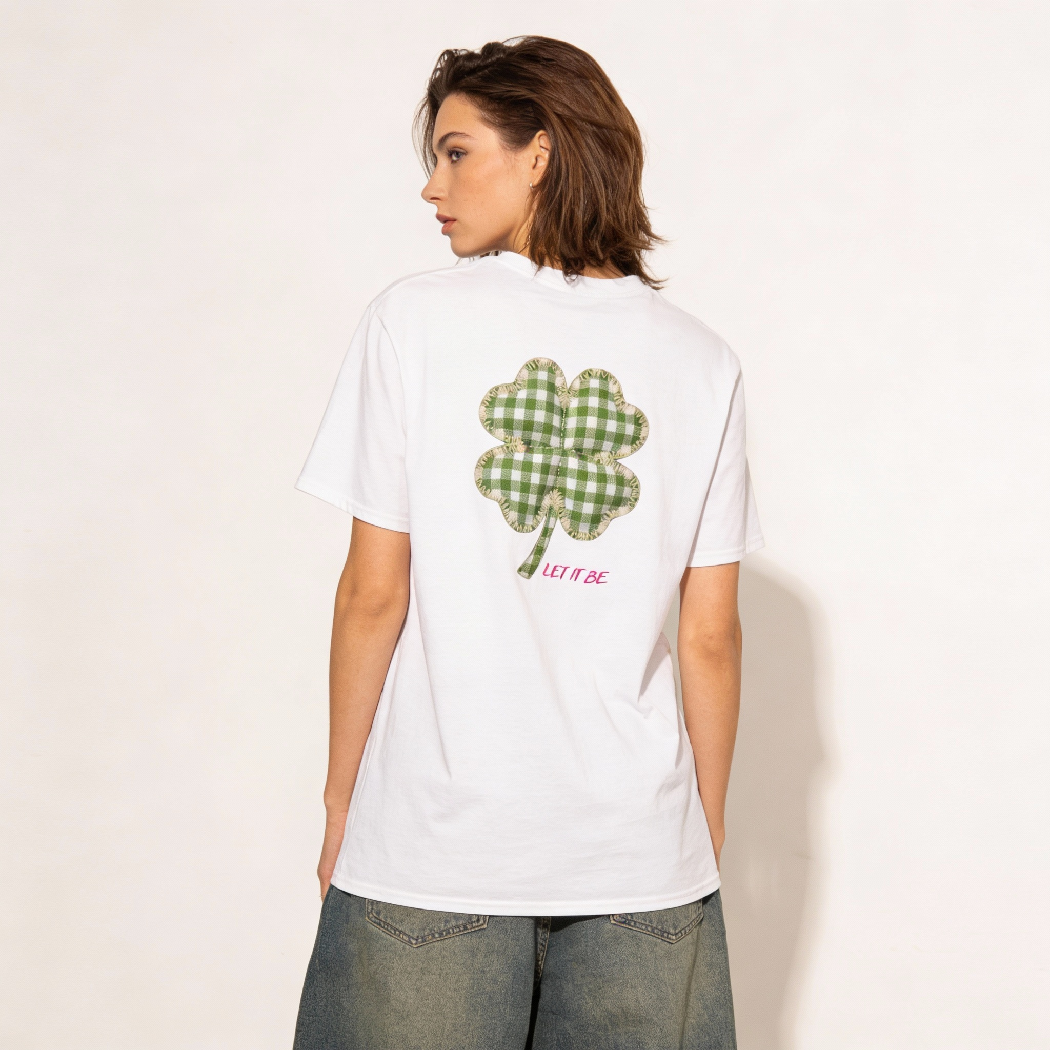 Let It Be Clover T‑Shirt - Heat Mess