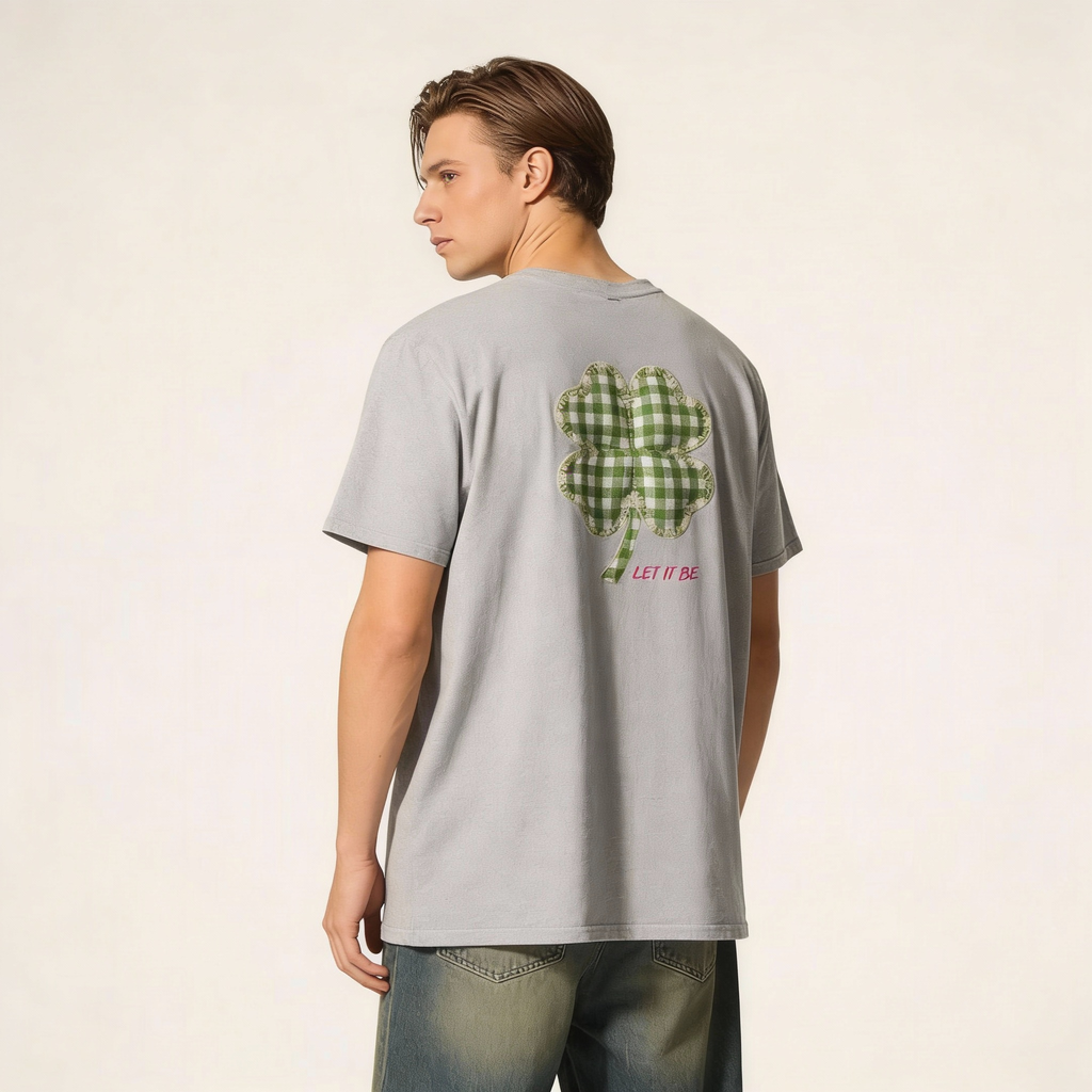 Let It Be Clover T‑Shirt - Heat Mess