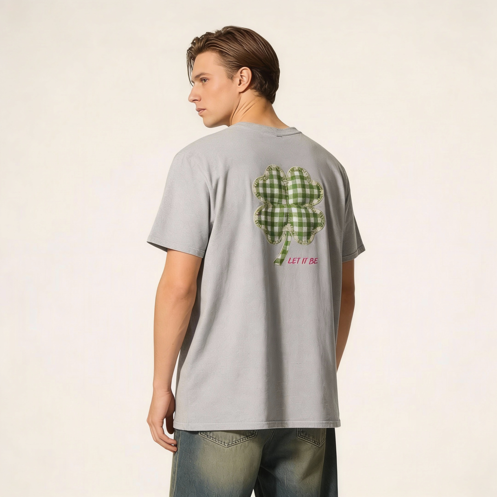 Let It Be Clover T‑Shirt - Heat Mess