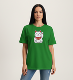 Japanese Good Luck Cat T-Shirt - Heat Mess