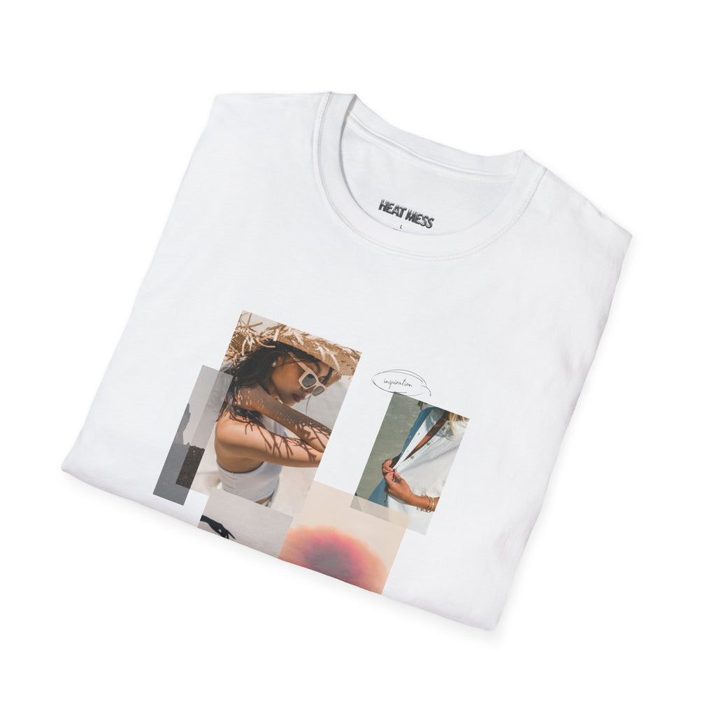 Abstract Collage T-shirt - Heat Mess