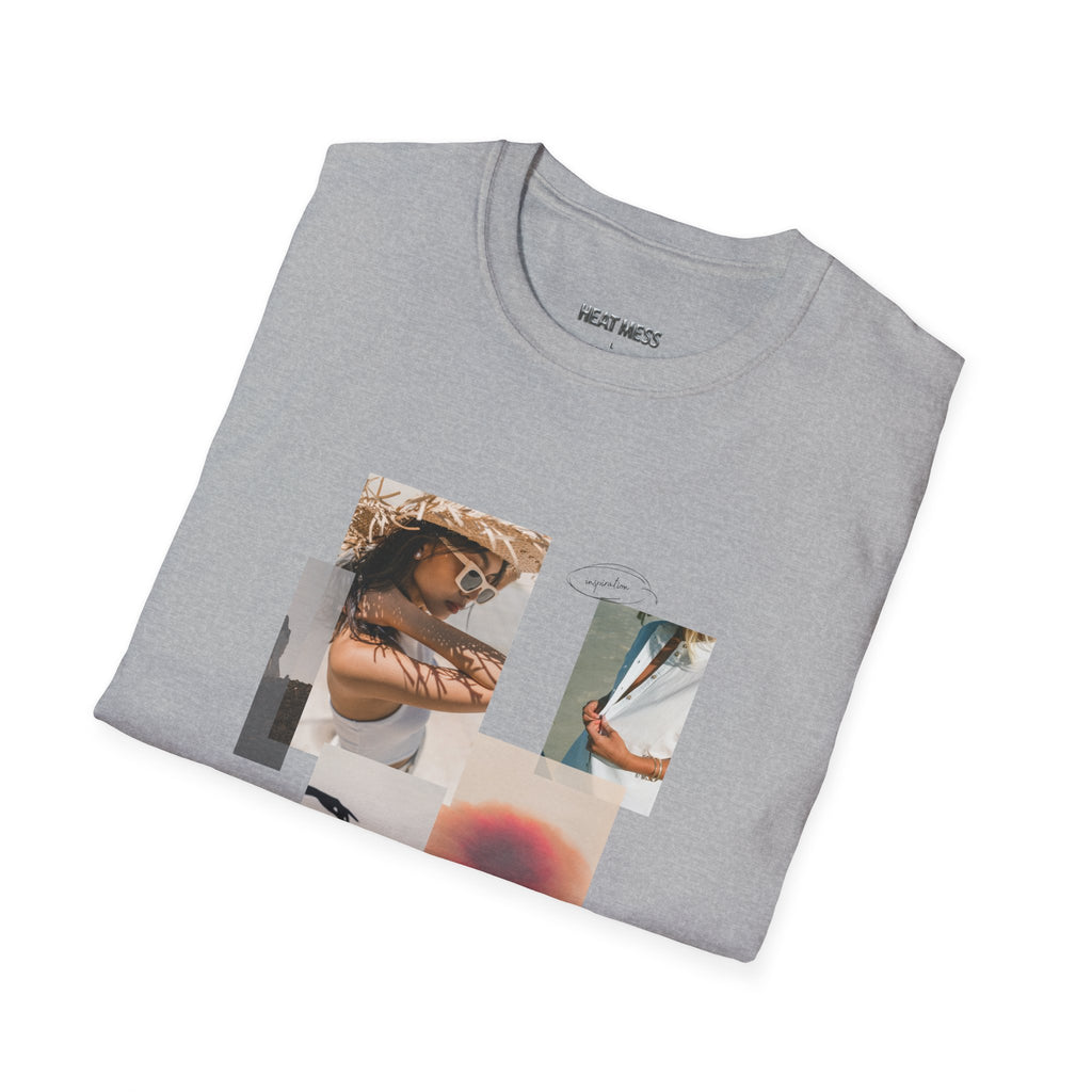 Abstract Collage T-shirt - Heat Mess