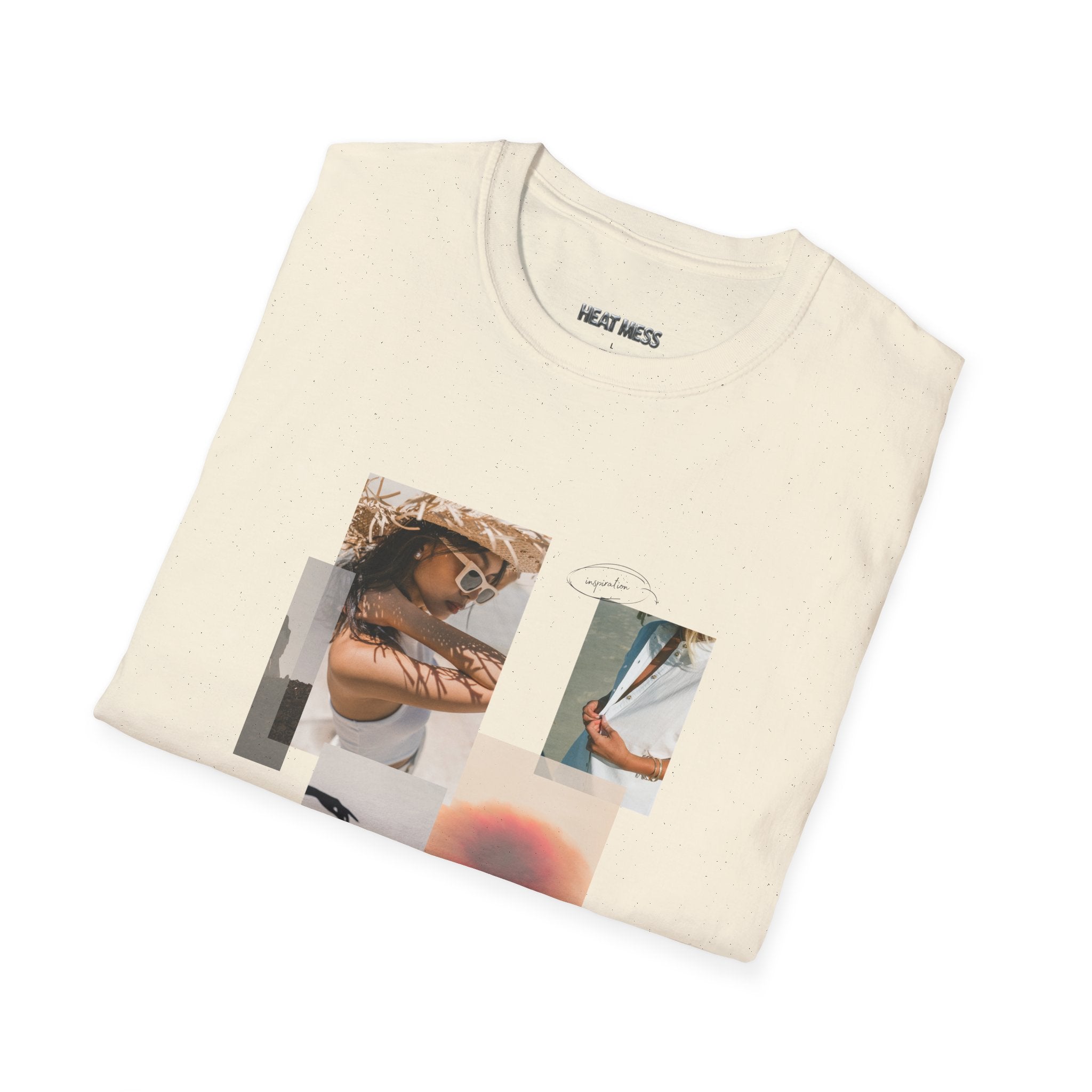 Abstract Collage T-shirt - Heat Mess