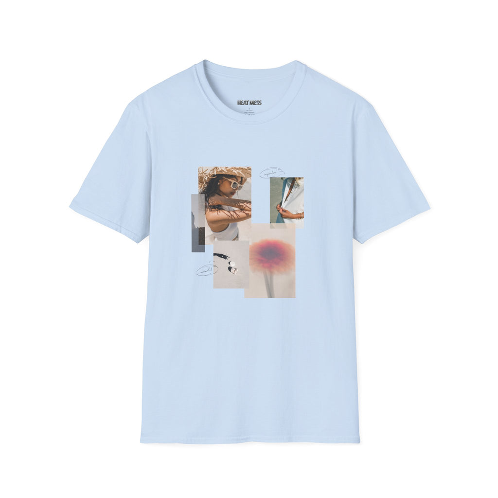 Abstract Collage T-shirt - Heat Mess