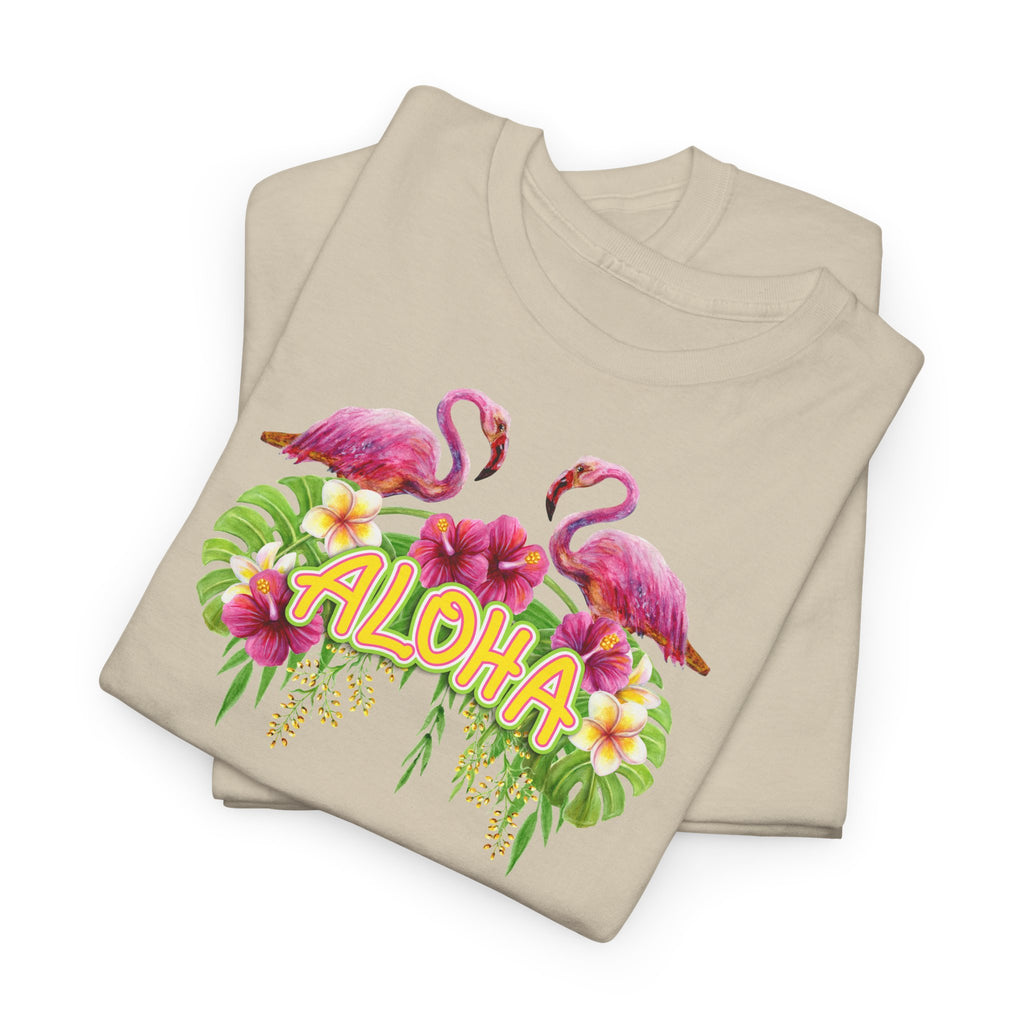 Aloha Flamingo T-Shirt - Heat Mess