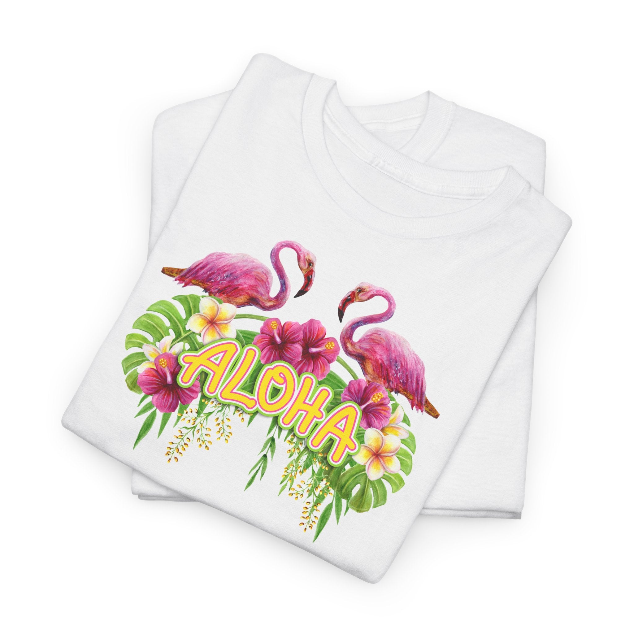 Aloha Flamingo T-Shirt - Heat Mess
