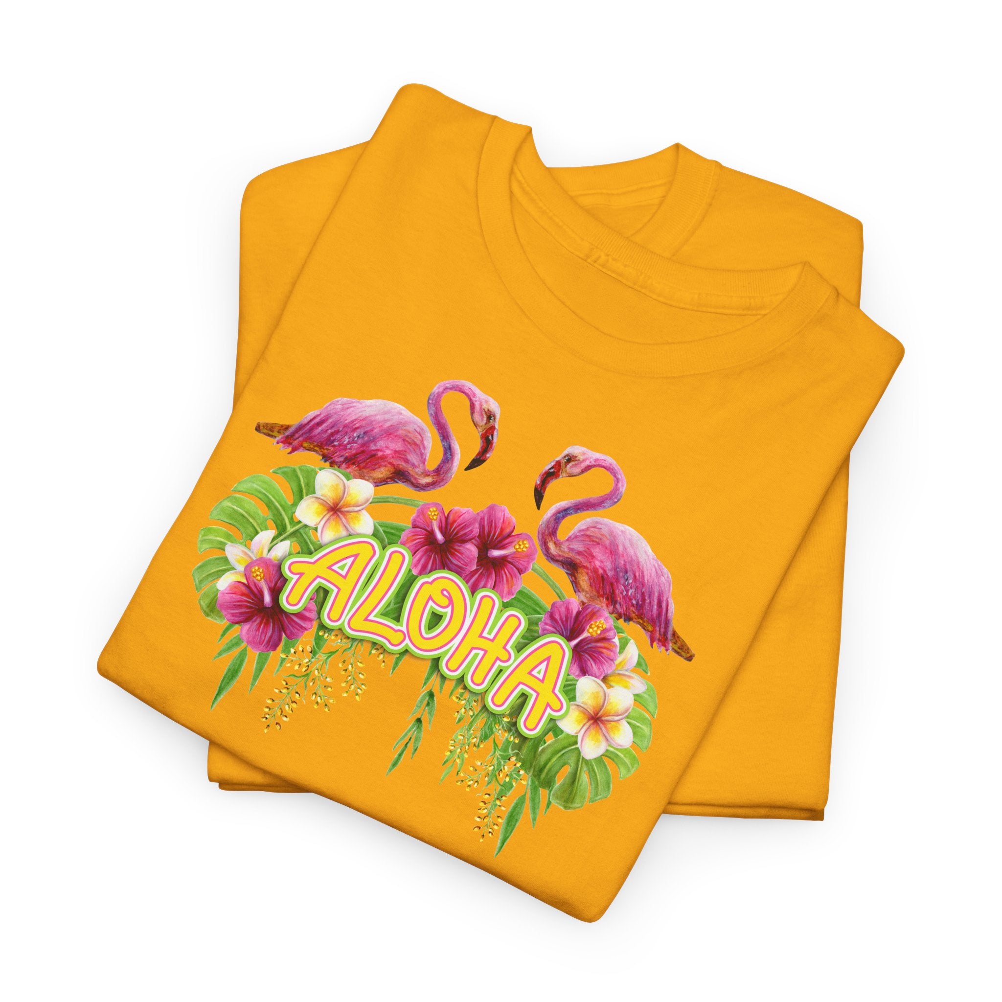 Aloha Flamingo T-Shirt - Heat Mess