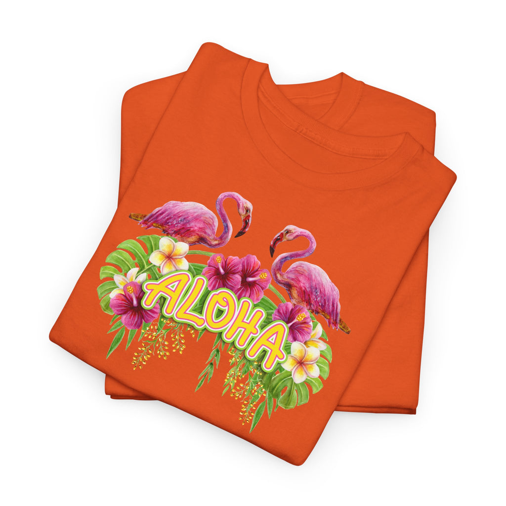 Aloha Flamingo T-Shirt - Heat Mess