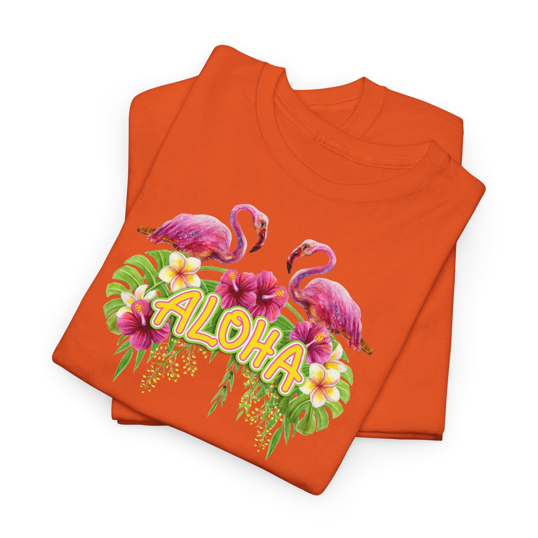 Aloha Flamingo T-Shirt - Heat Mess