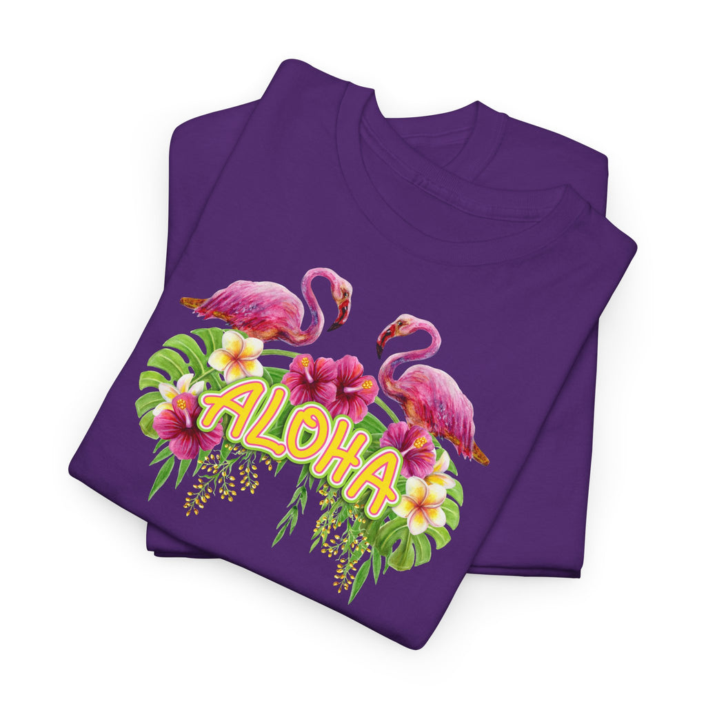 Aloha Flamingo T-Shirt - Heat Mess