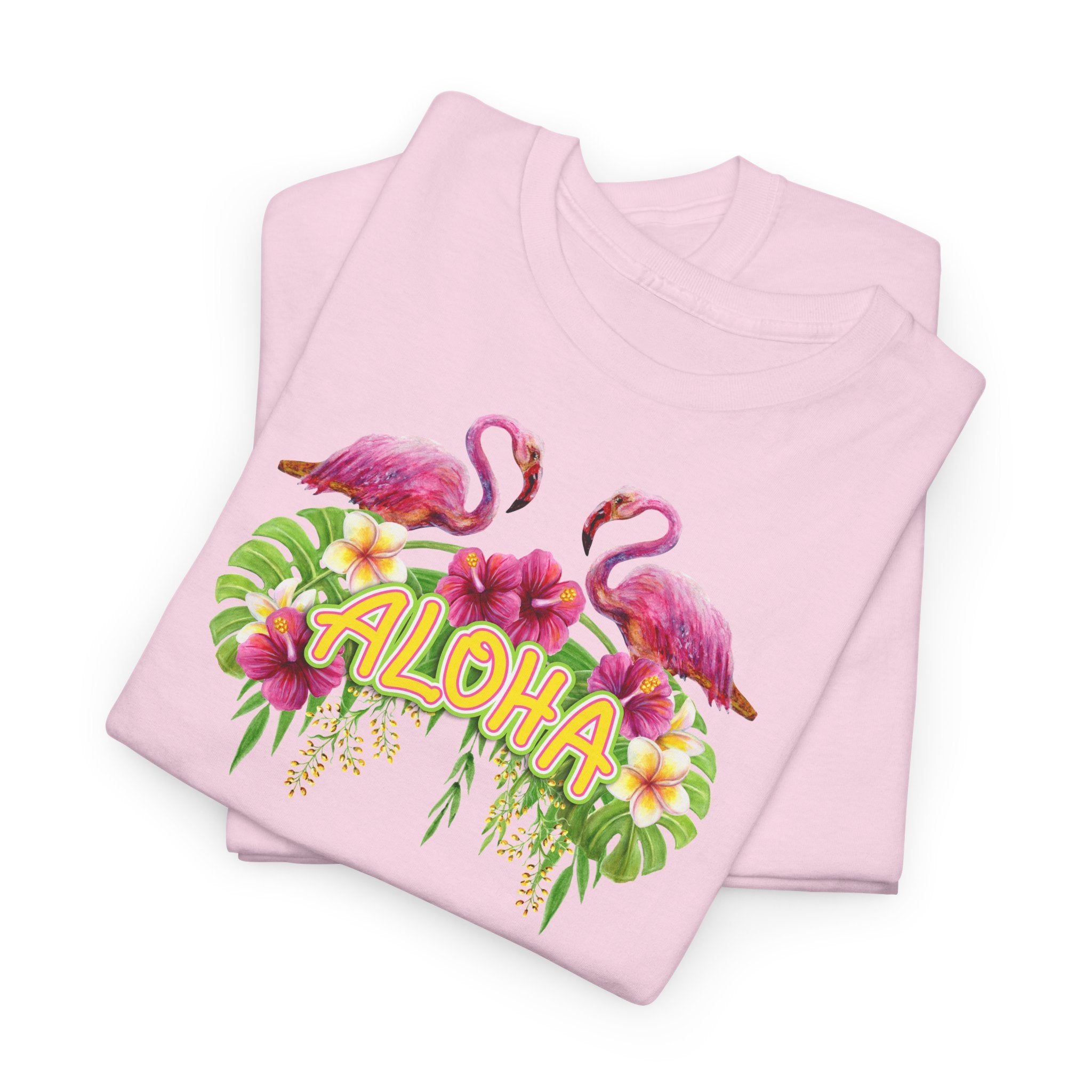 Aloha Flamingo T-Shirt - Heat Mess