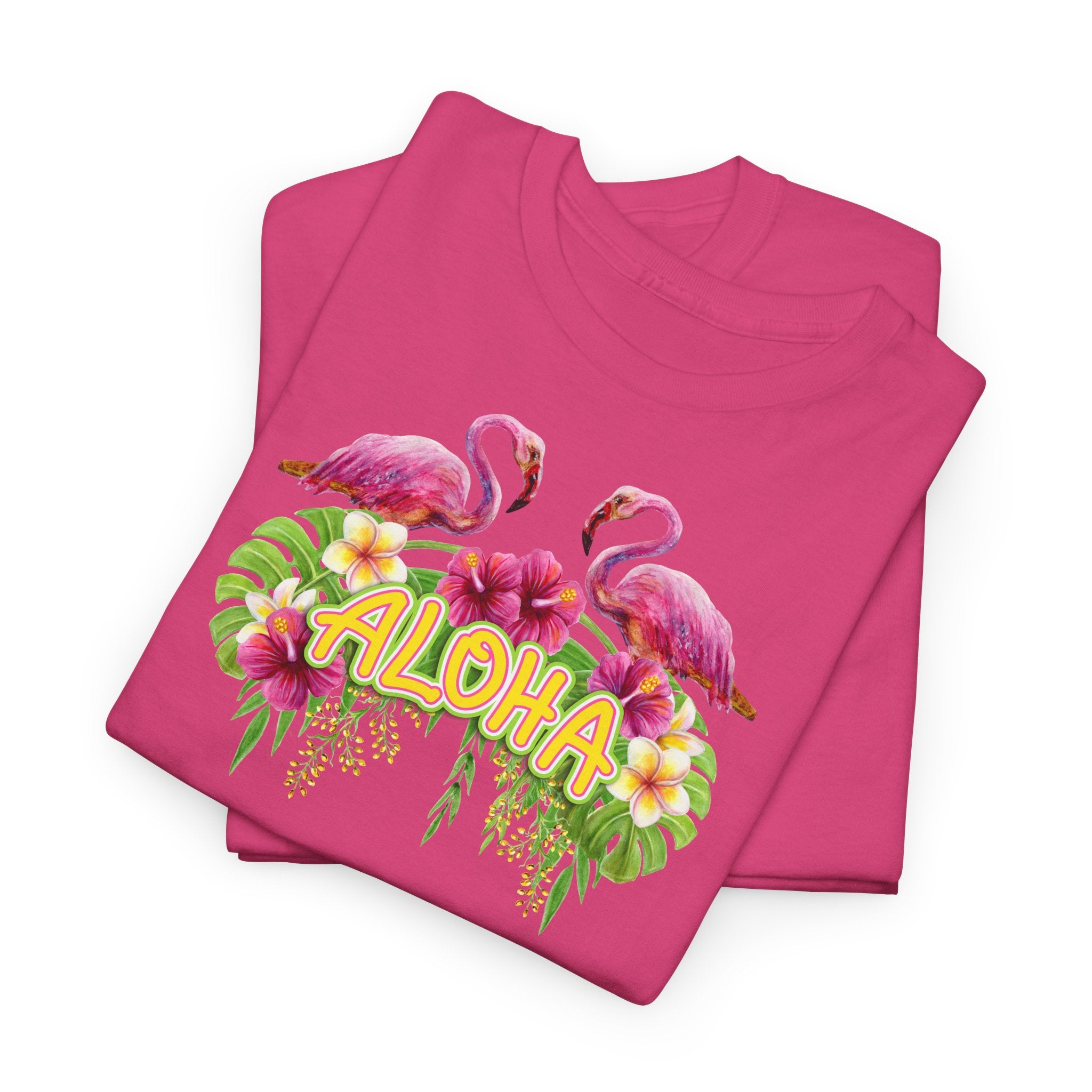 Aloha Flamingo T-Shirt - Heat Mess