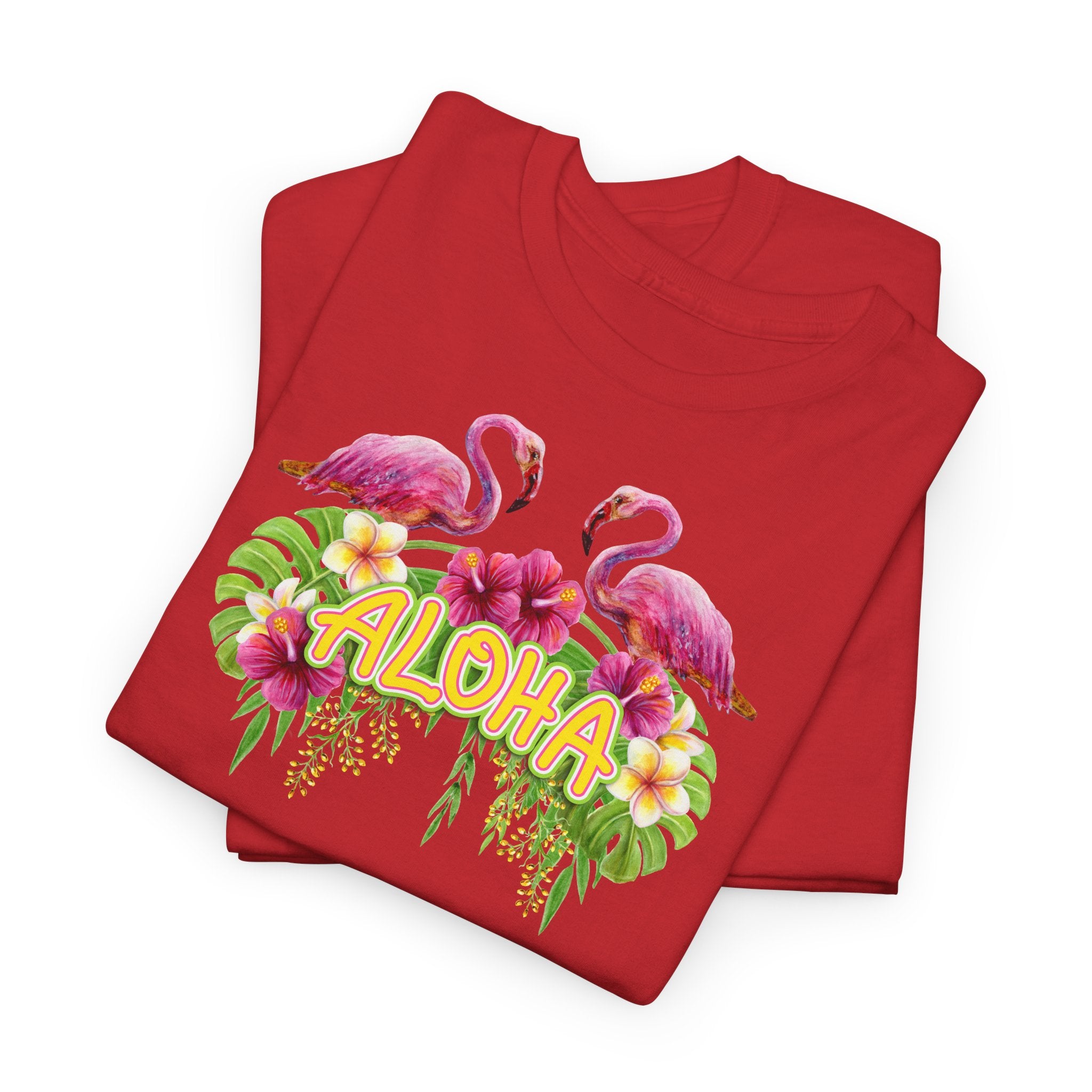 Aloha Flamingo T-Shirt - Heat Mess
