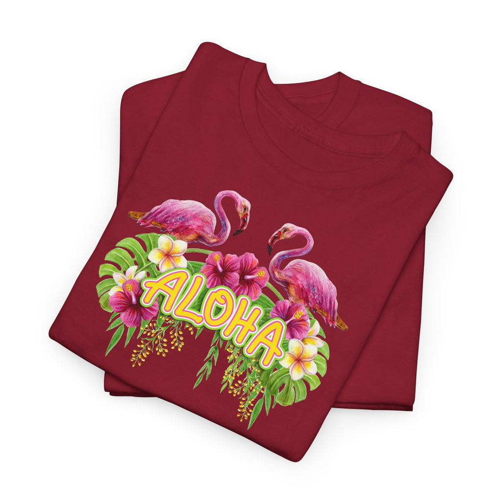 Aloha Flamingo T-Shirt - Heat Mess