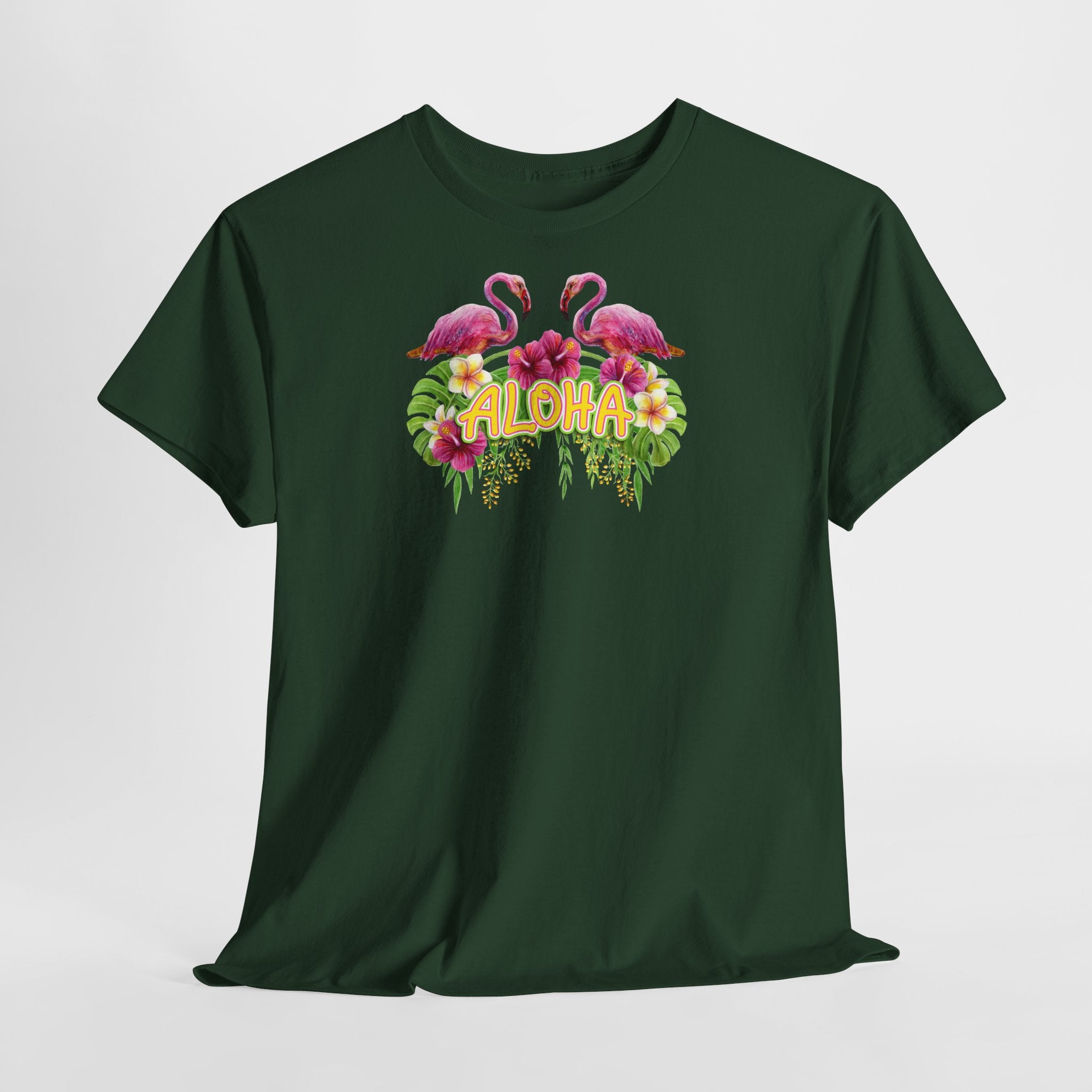 Aloha Flamingo T-Shirt - Heat Mess