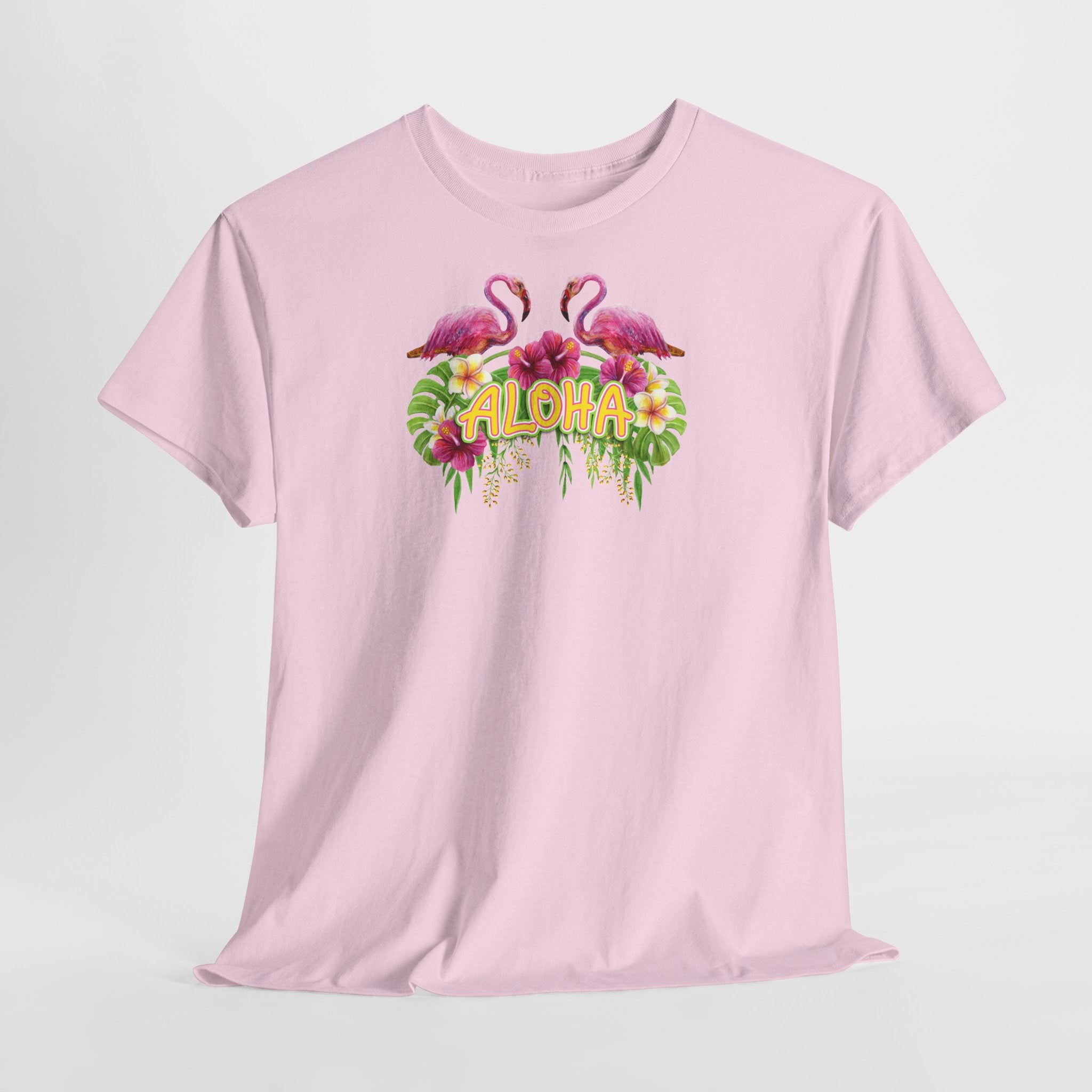 Aloha Flamingo T-Shirt - Heat Mess