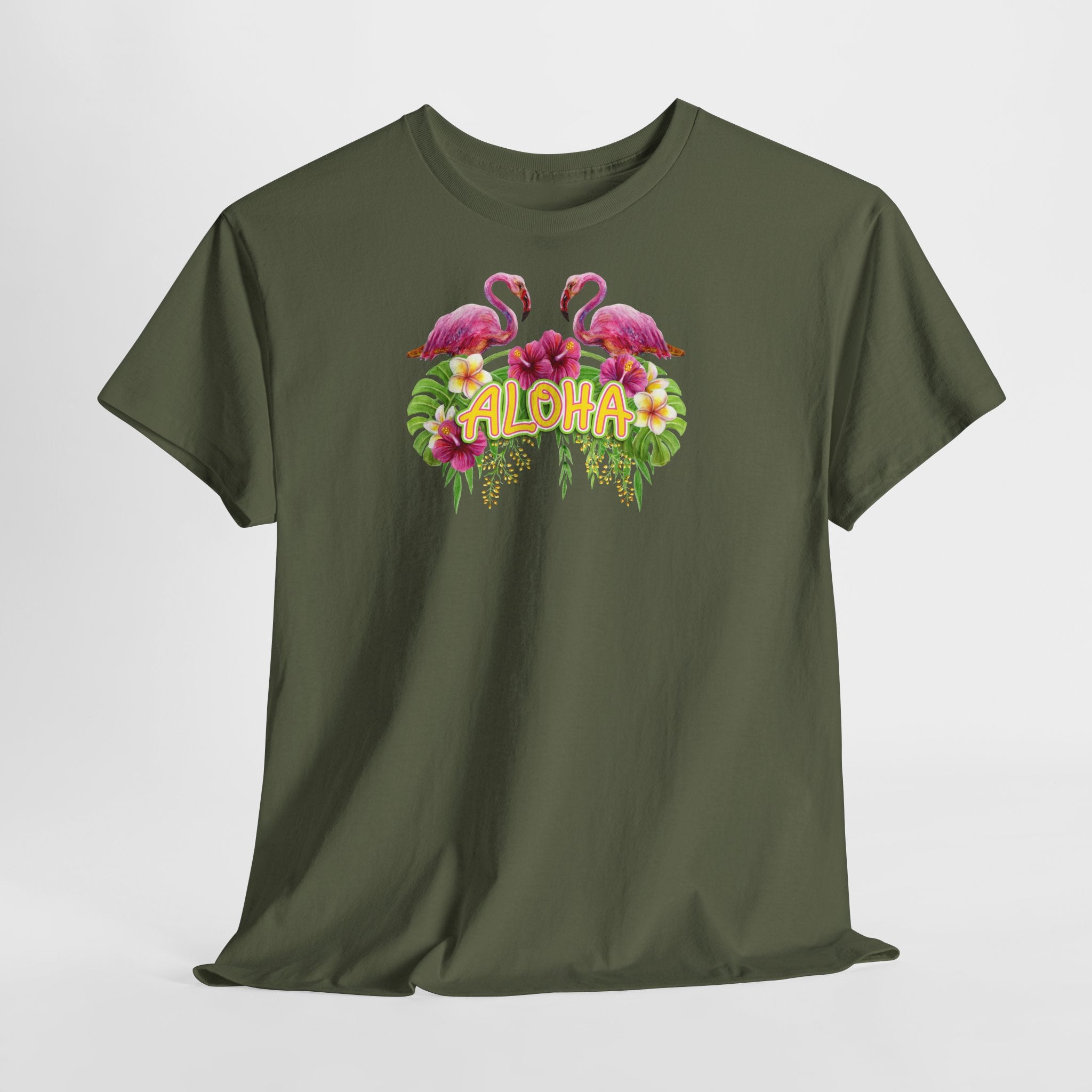 Aloha Flamingo T-Shirt - Heat Mess