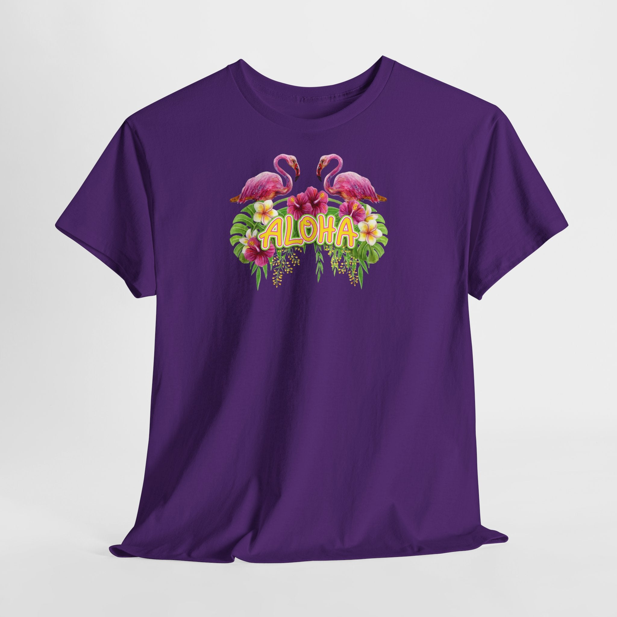 Aloha Flamingo T-Shirt - Heat Mess