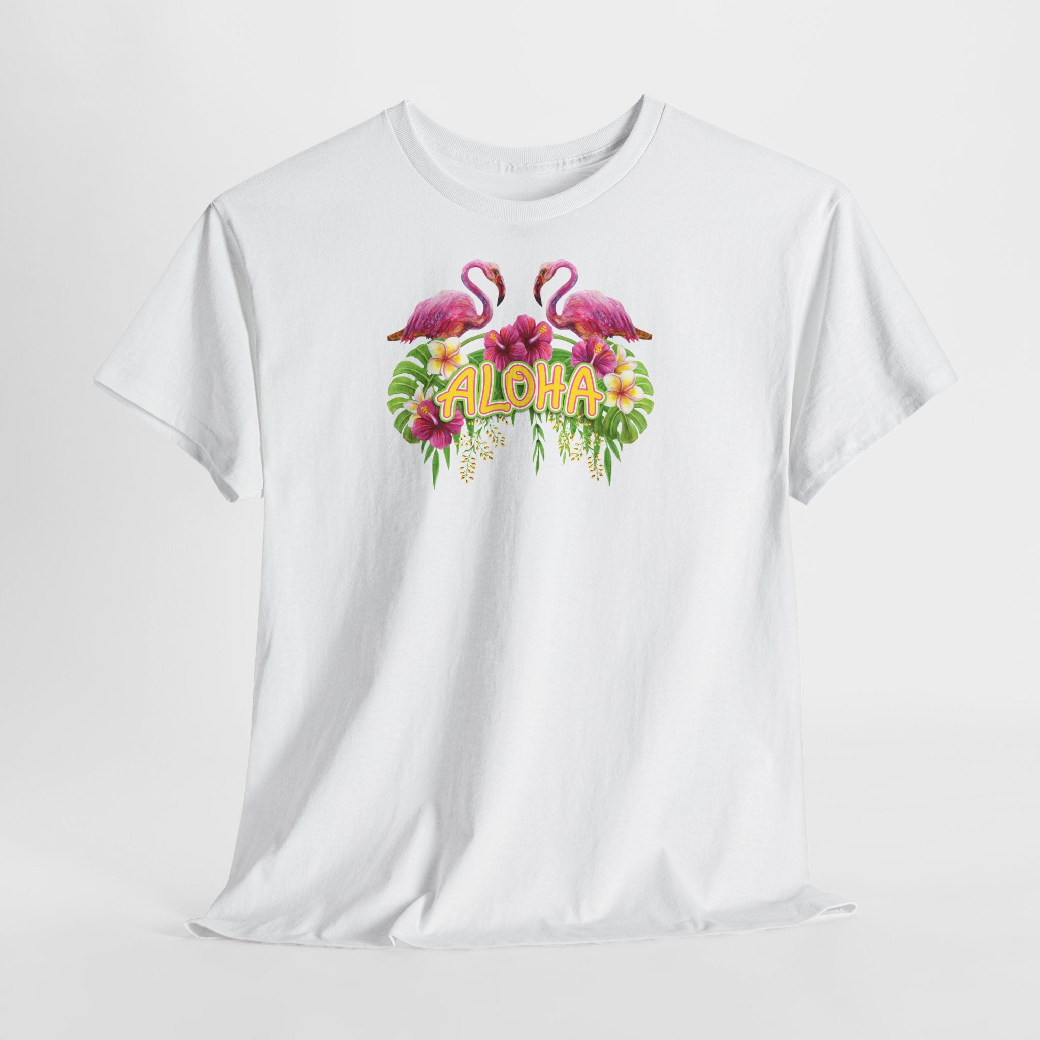 Aloha Flamingo T-Shirt - Heat Mess