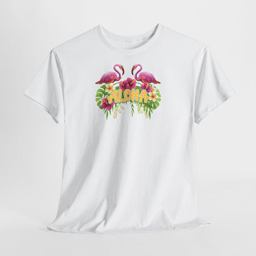 Aloha Flamingo T-Shirt - Heat Mess