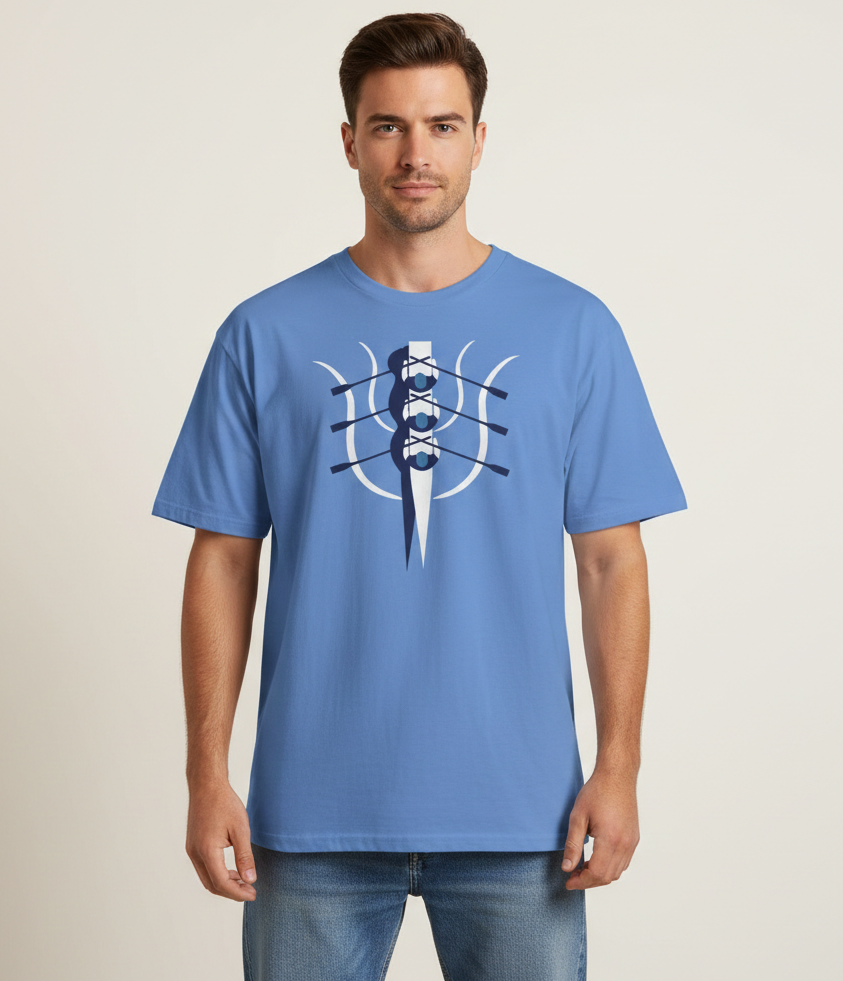 Rowing Crew Graphic T-Shirt - Heat Mess