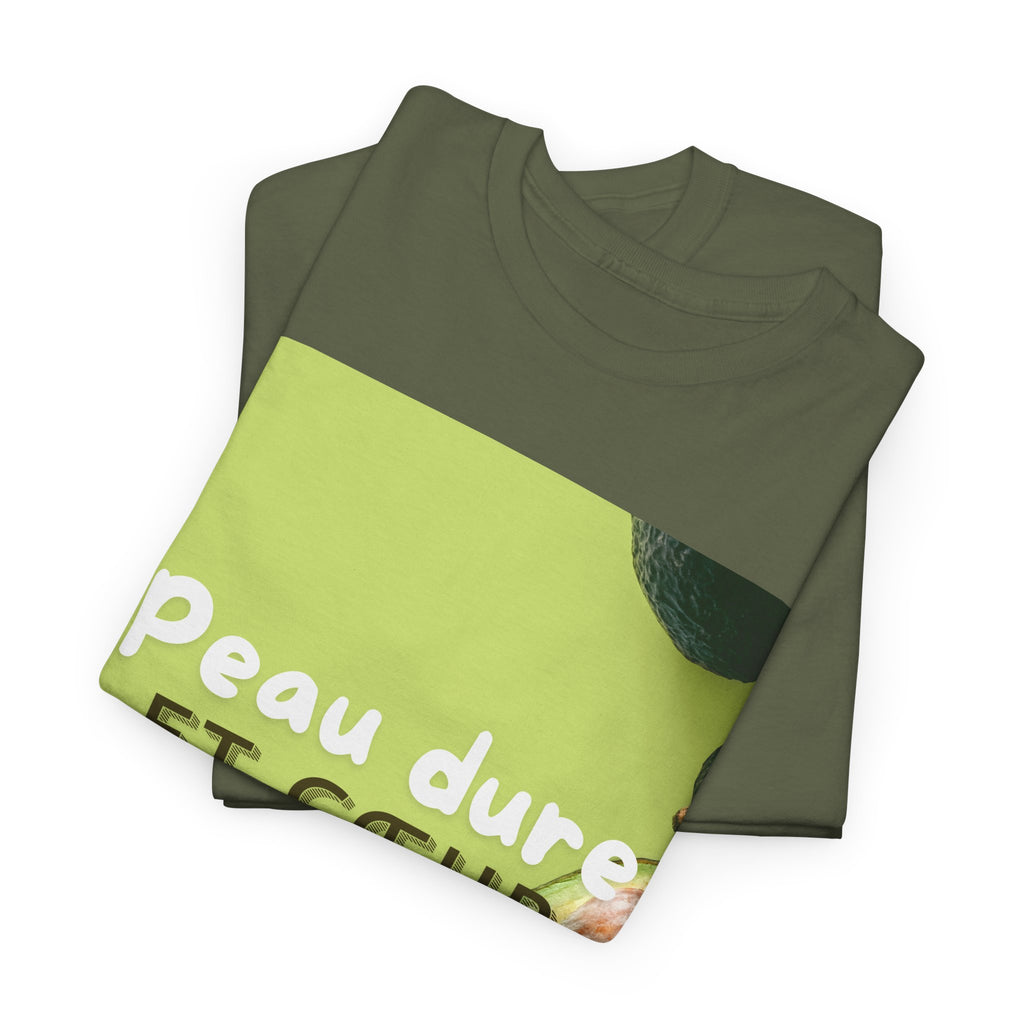 Avocado 'Peau Dure Et Coeur Tendre' Tee - Heat Mess