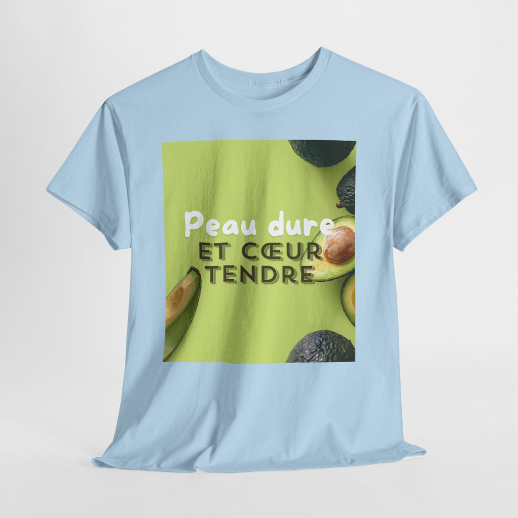 Avocado 'Peau Dure Et Coeur Tendre' Tee - Heat Mess