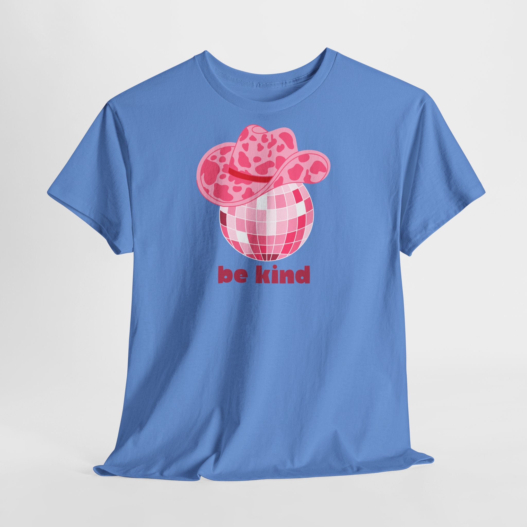 Be Kind Pink Disco Cowgirl T-Shirt - Heat Mess