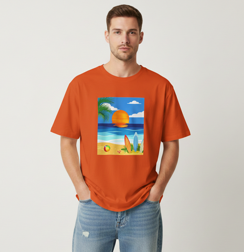 Beach Sunset T-Shirt - Heat Mess