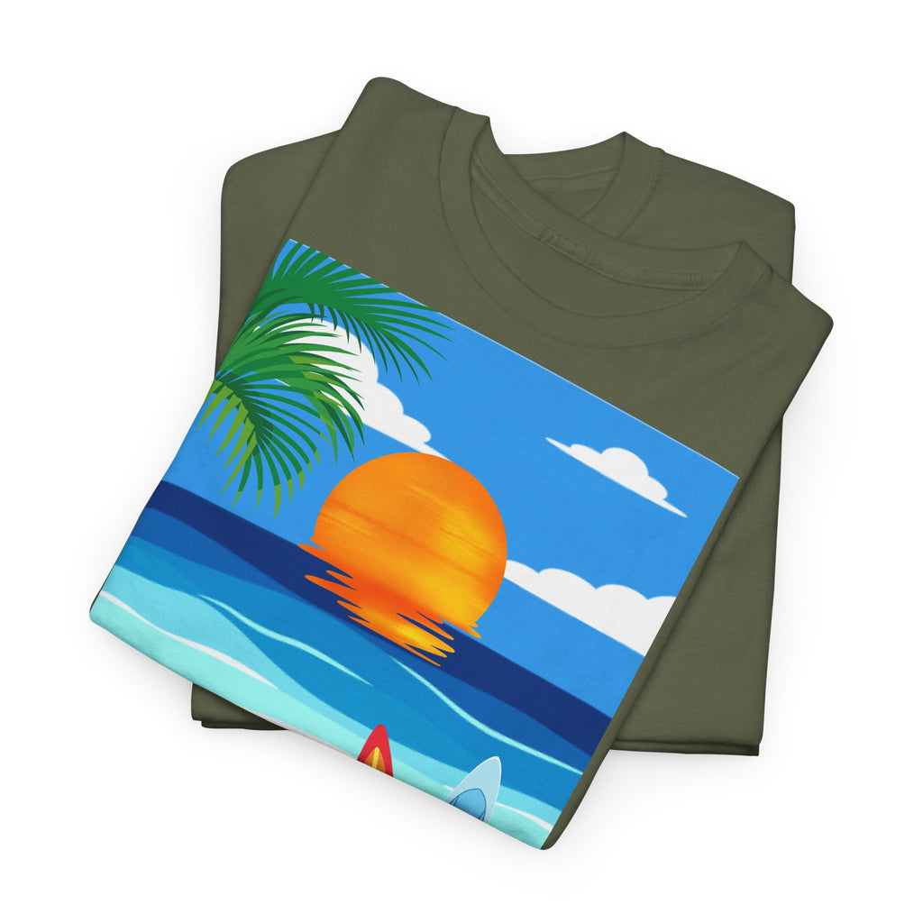 Beach Sunset T-Shirt - Heat Mess