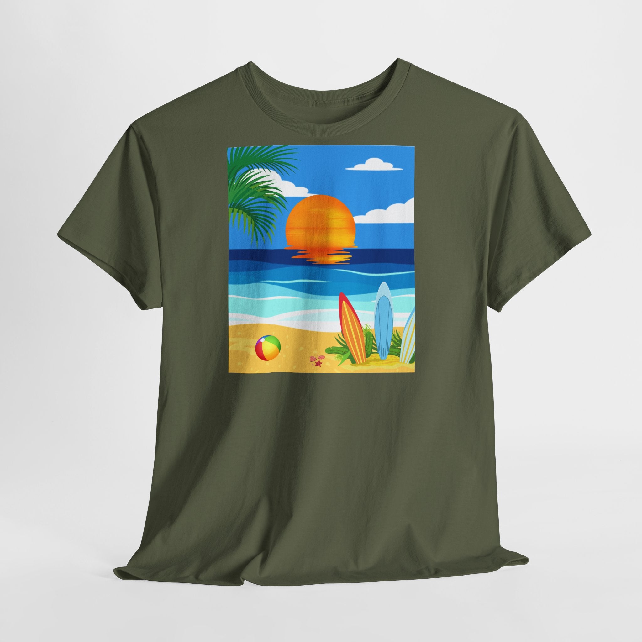 Beach Sunset T-Shirt - Heat Mess