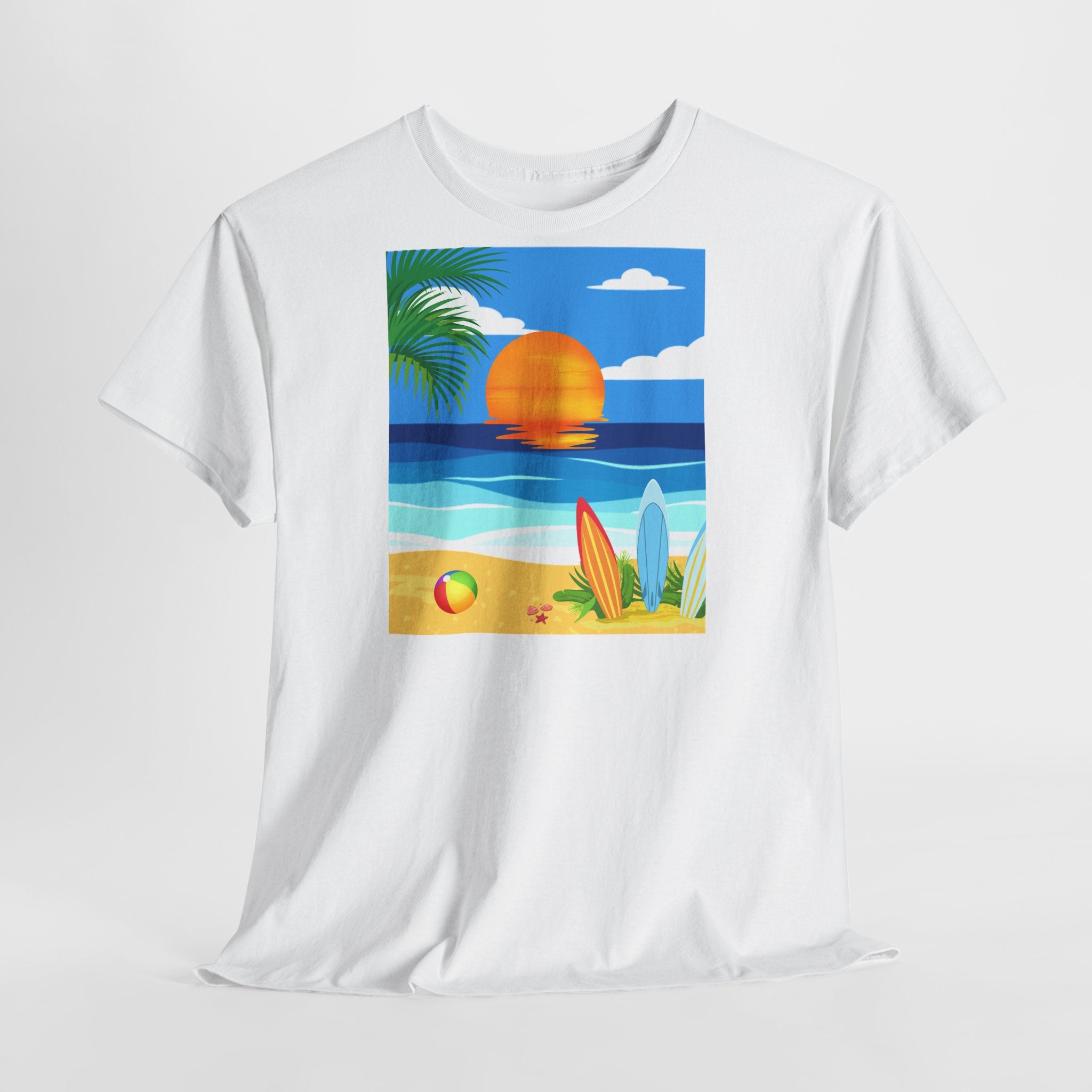 Beach Sunset T-Shirt - Heat Mess
