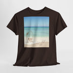 Beach Surfboard T-Shirt - Heat Mess