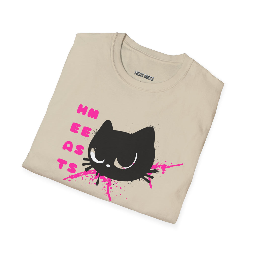 Black Cat T-Shirt - Heat Mess