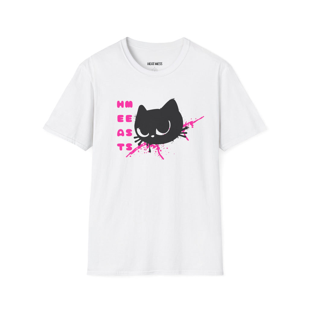 Black Cat T-Shirt - Heat Mess