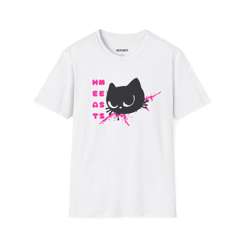 Black Cat T-Shirt - Heat Mess