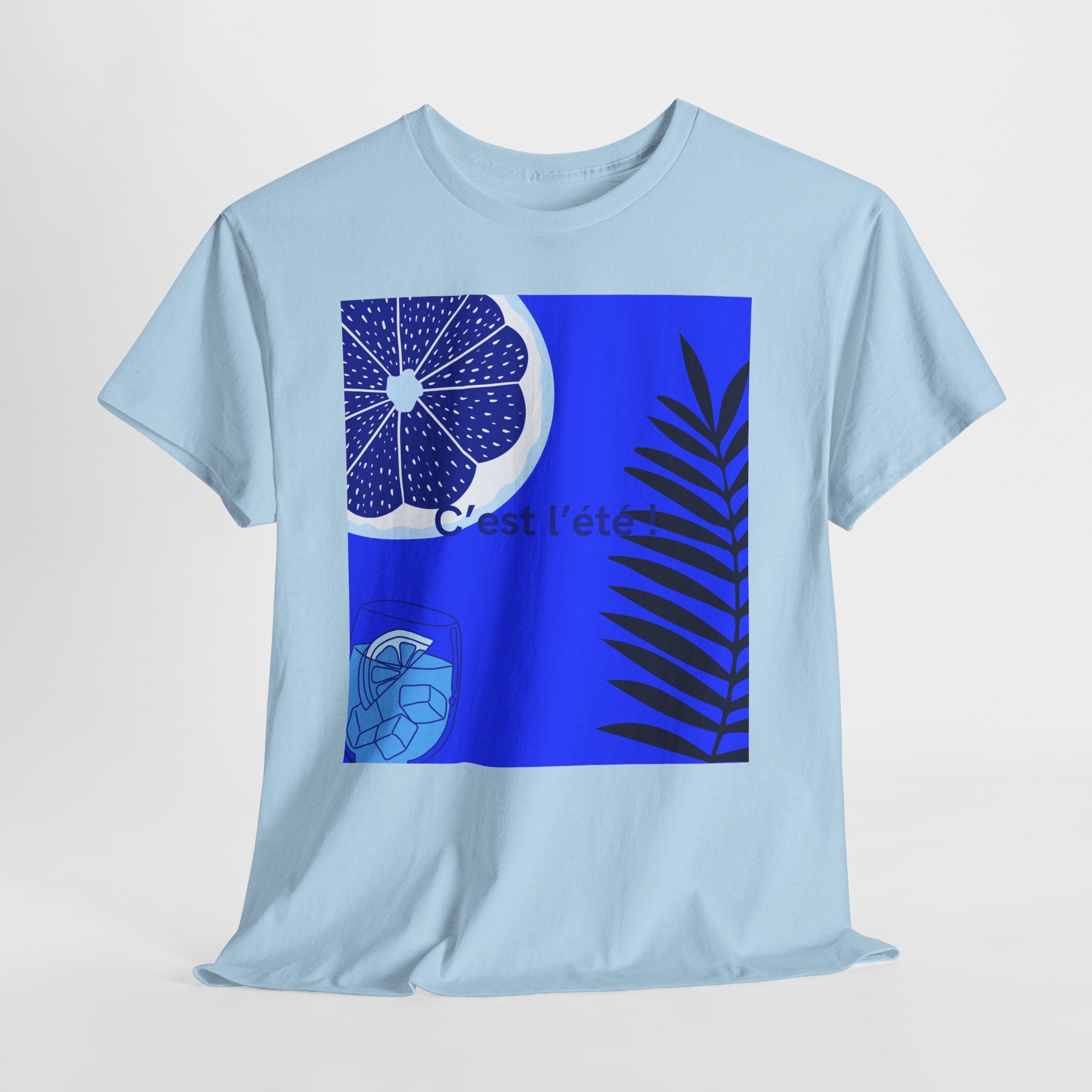 Bleu Citrus T-shirt - Heat Mess