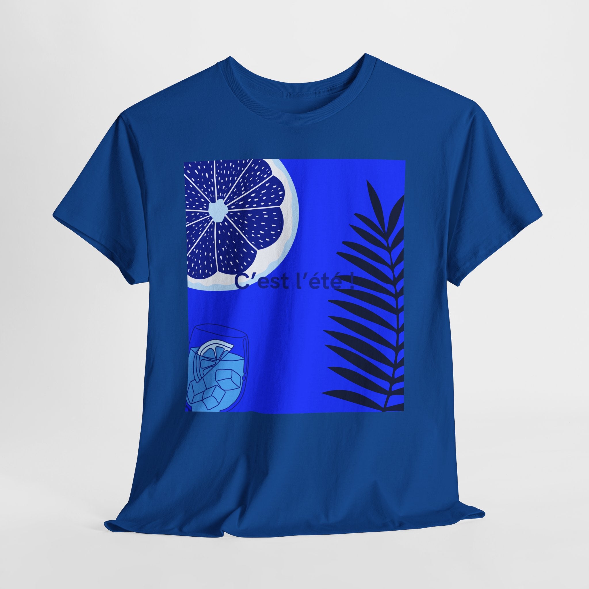 Bleu Citrus T-shirt - Heat Mess