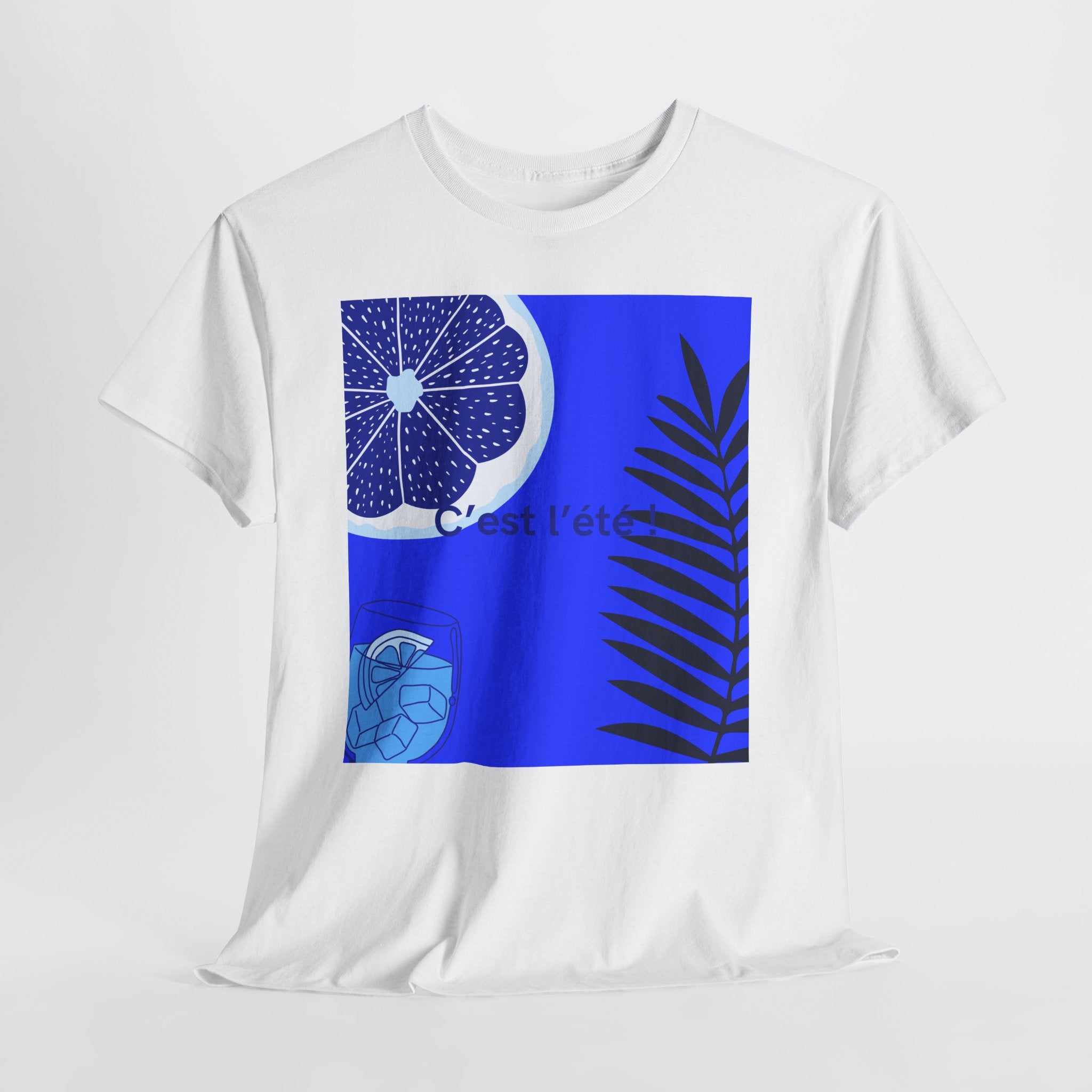 Bleu Citrus T-shirt - Heat Mess