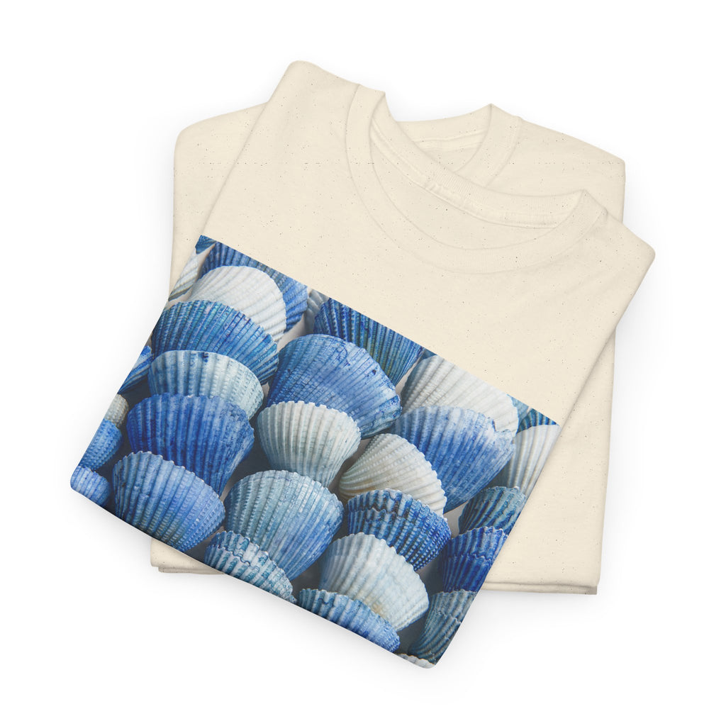 Blue Coastal Shell Graphic T-Shirt - Heat Mess