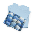 Blue Coastal Shell Graphic T-Shirt - Heat Mess
