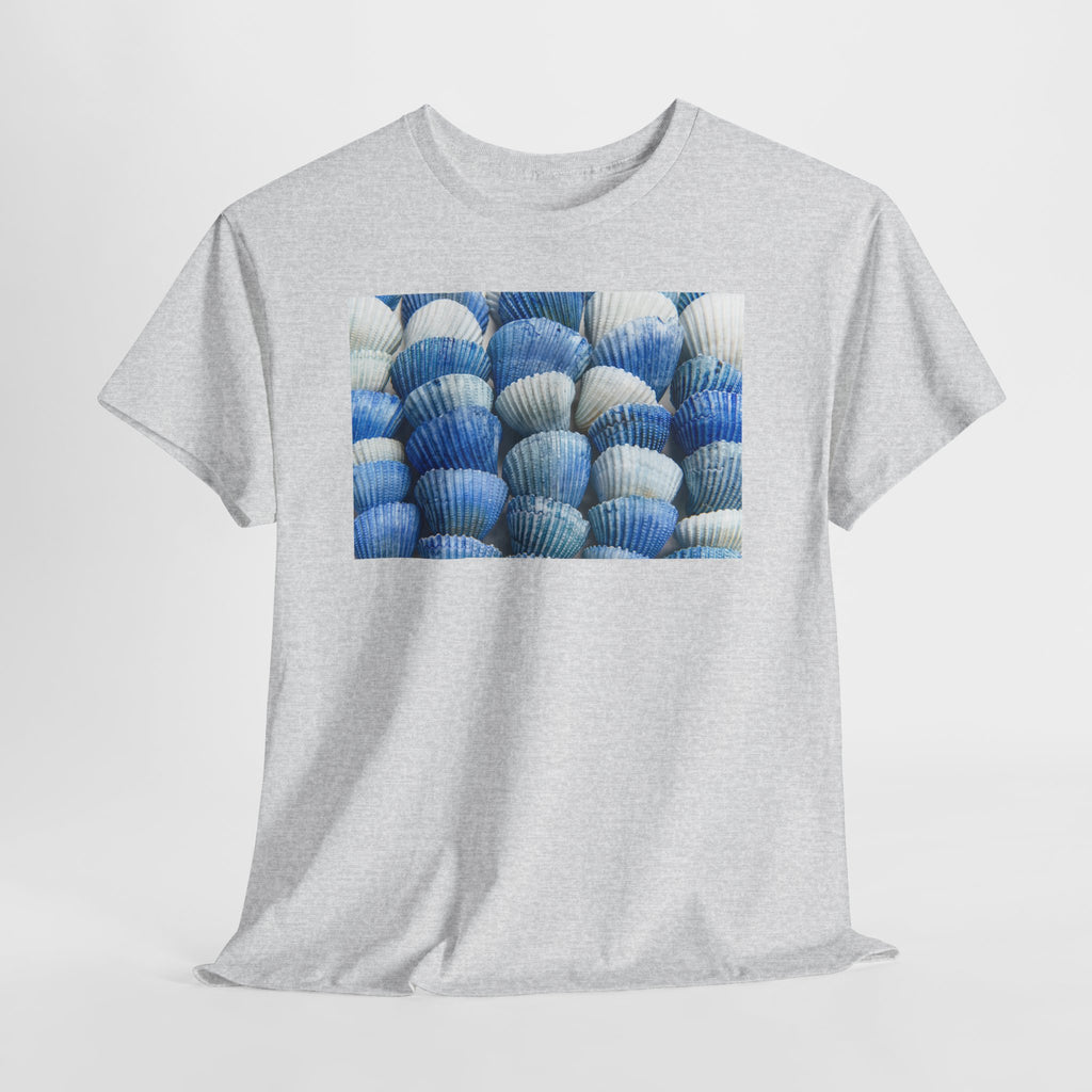 Blue Coastal Shell Graphic T-Shirt - Heat Mess
