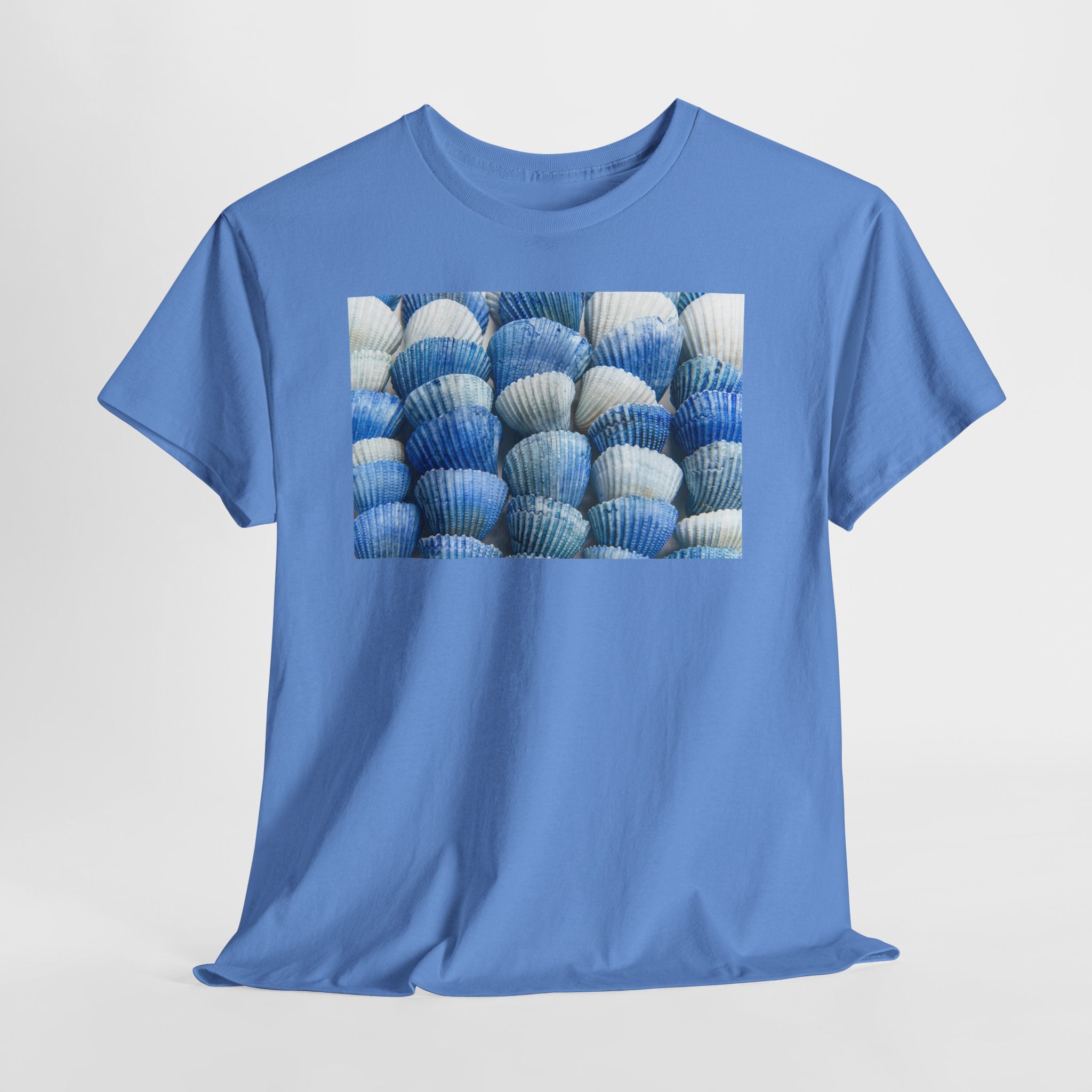 Blue Coastal Shell Graphic T-Shirt - Heat Mess