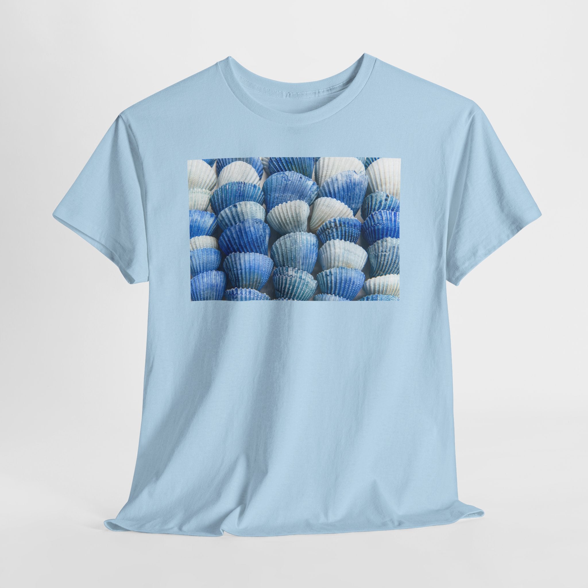 Blue Coastal Shell Graphic T-Shirt - Heat Mess