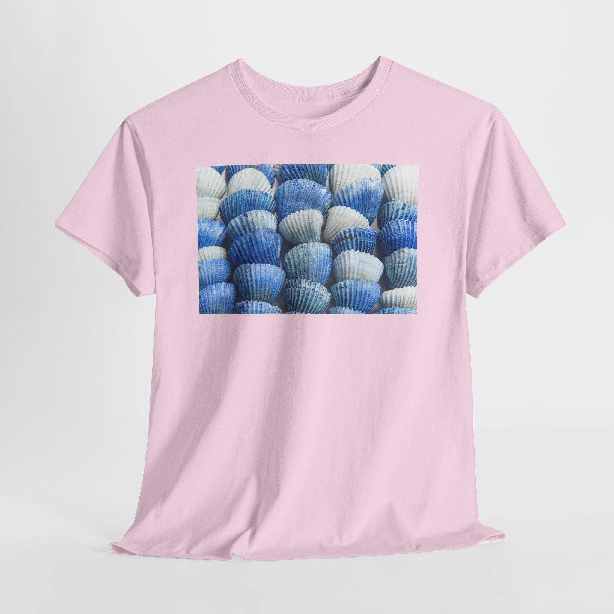 Blue Coastal Shell Graphic T-Shirt - Heat Mess