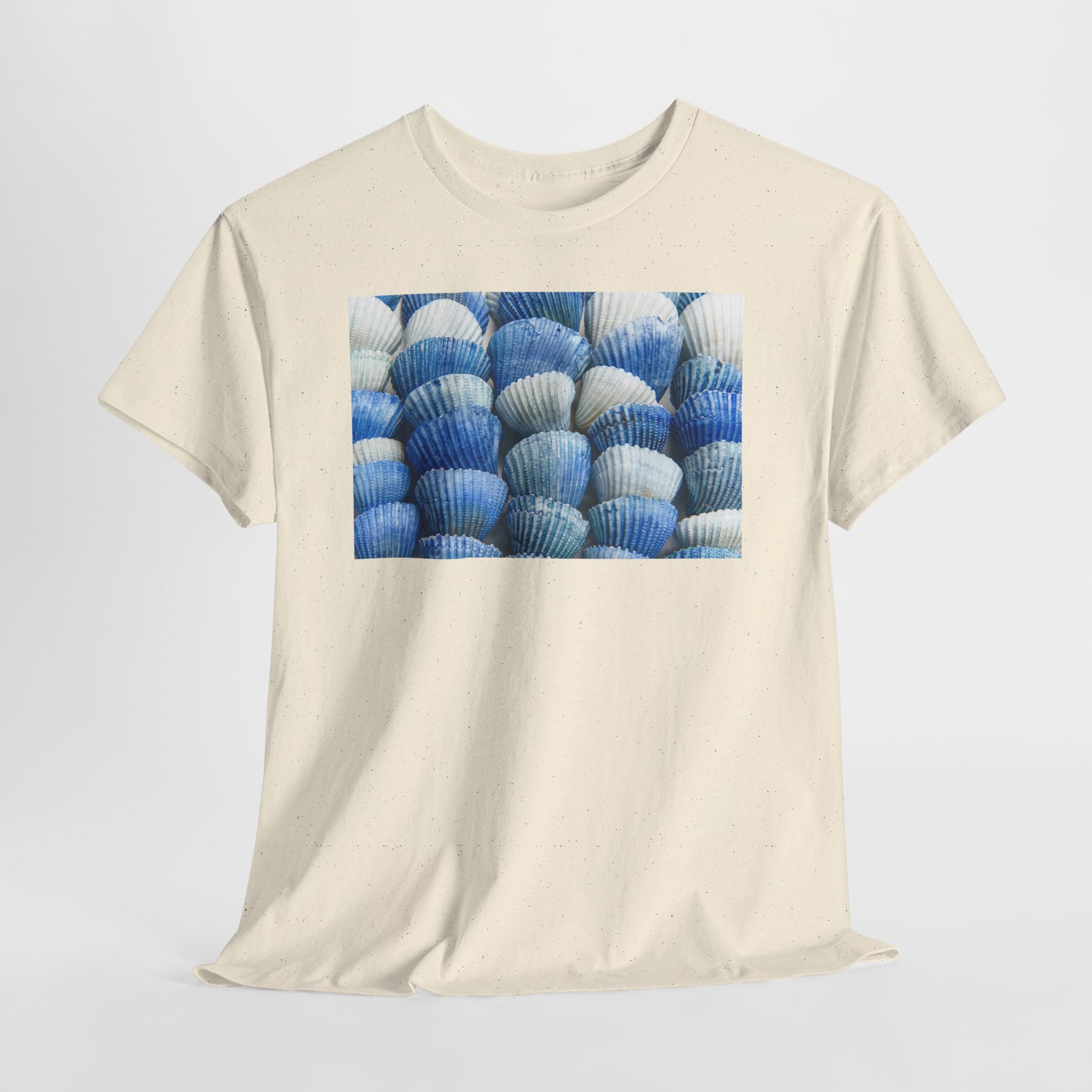 Blue Coastal Shell Graphic T-Shirt - Heat Mess