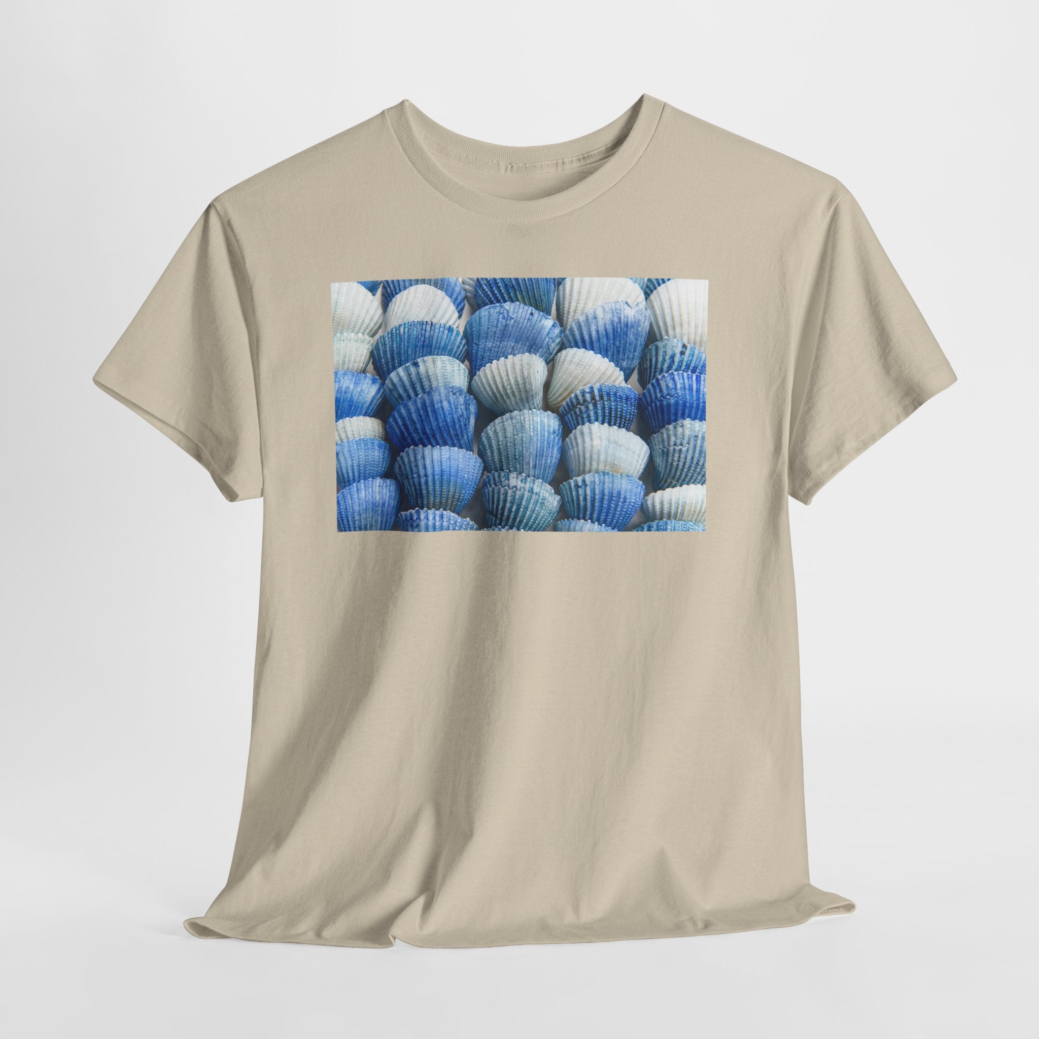 Blue Coastal Shell Graphic T-Shirt - Heat Mess