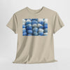 Blue Coastal Shell Graphic T-Shirt
