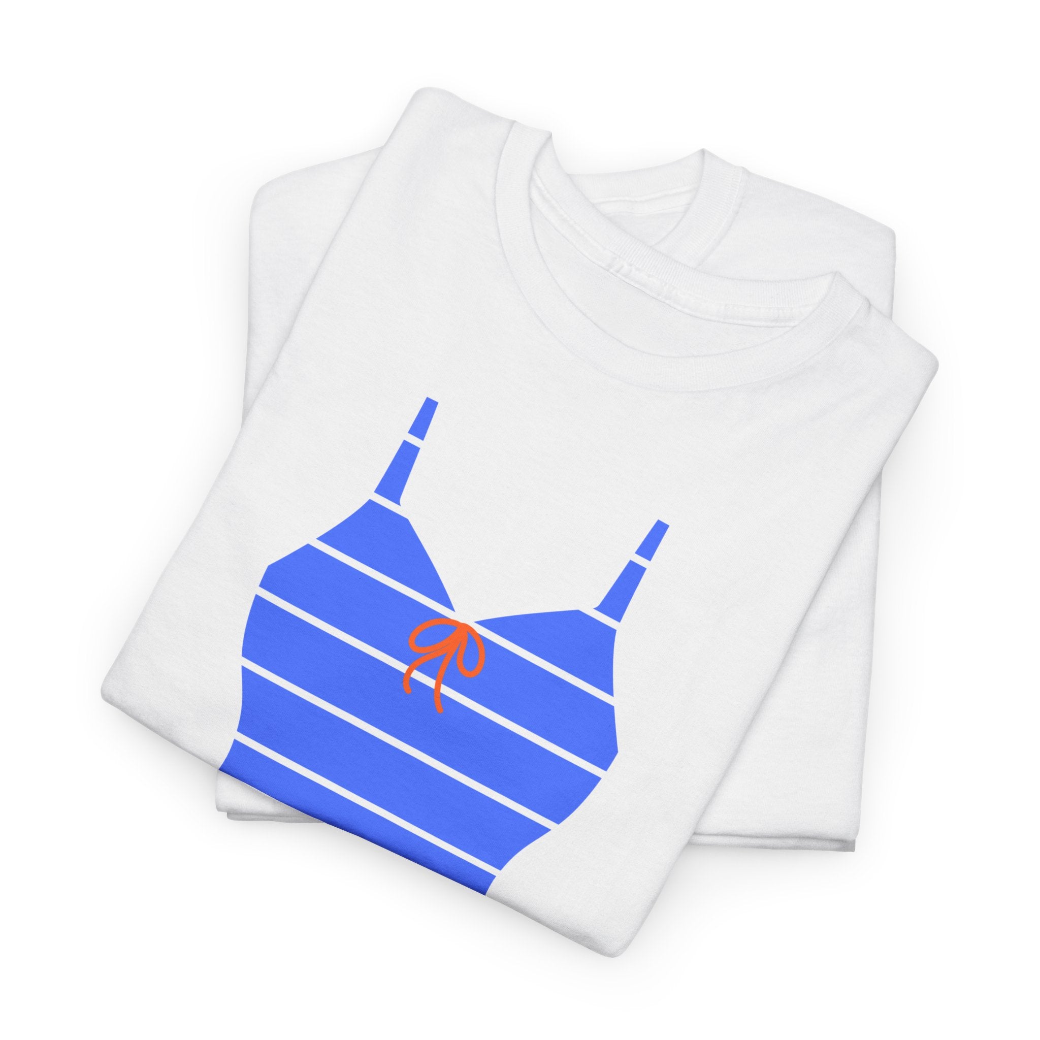 Blue Retro Beach Vibe T-Shirt - Heat Mess
